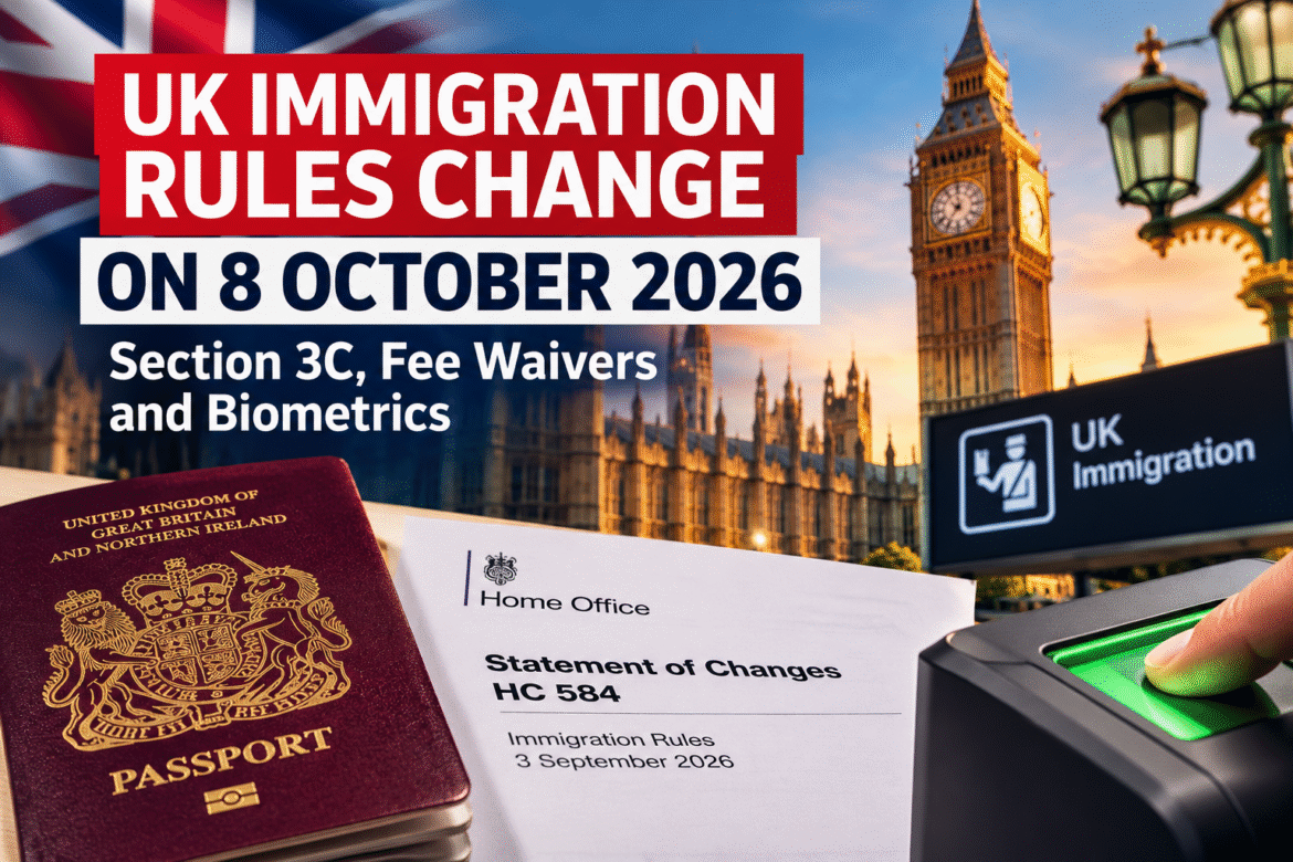 UK Immigration Rules Change